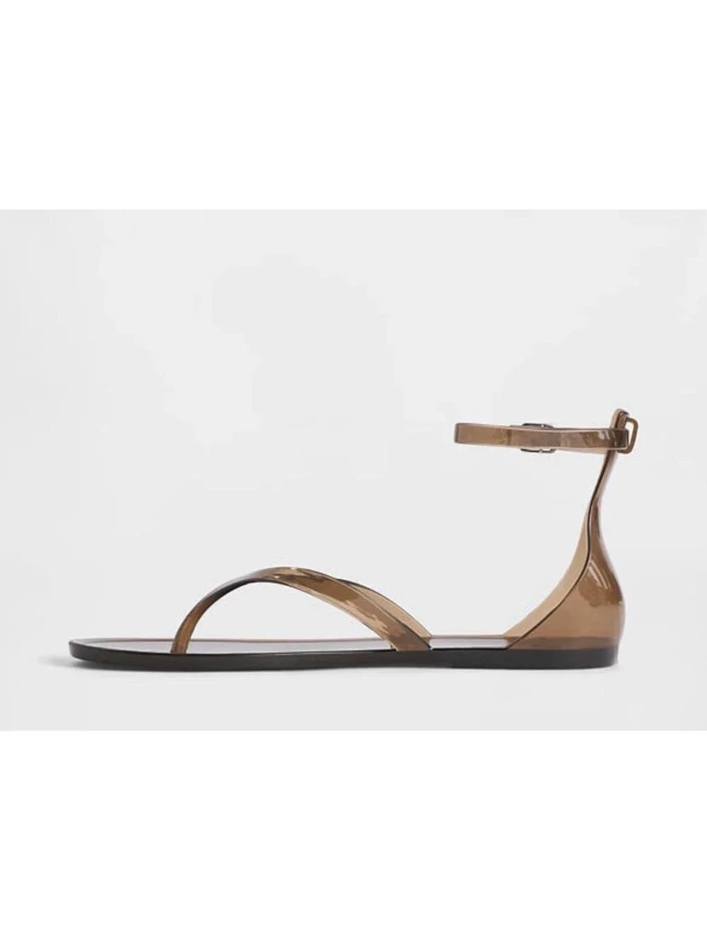 GAP Summer 2026 T-Strap Jelly Thong Sandals Flip Flops Shoes Amber Wood Womens 9